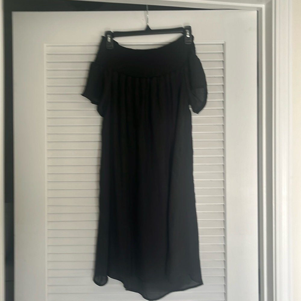 Water lily off shoulder dress